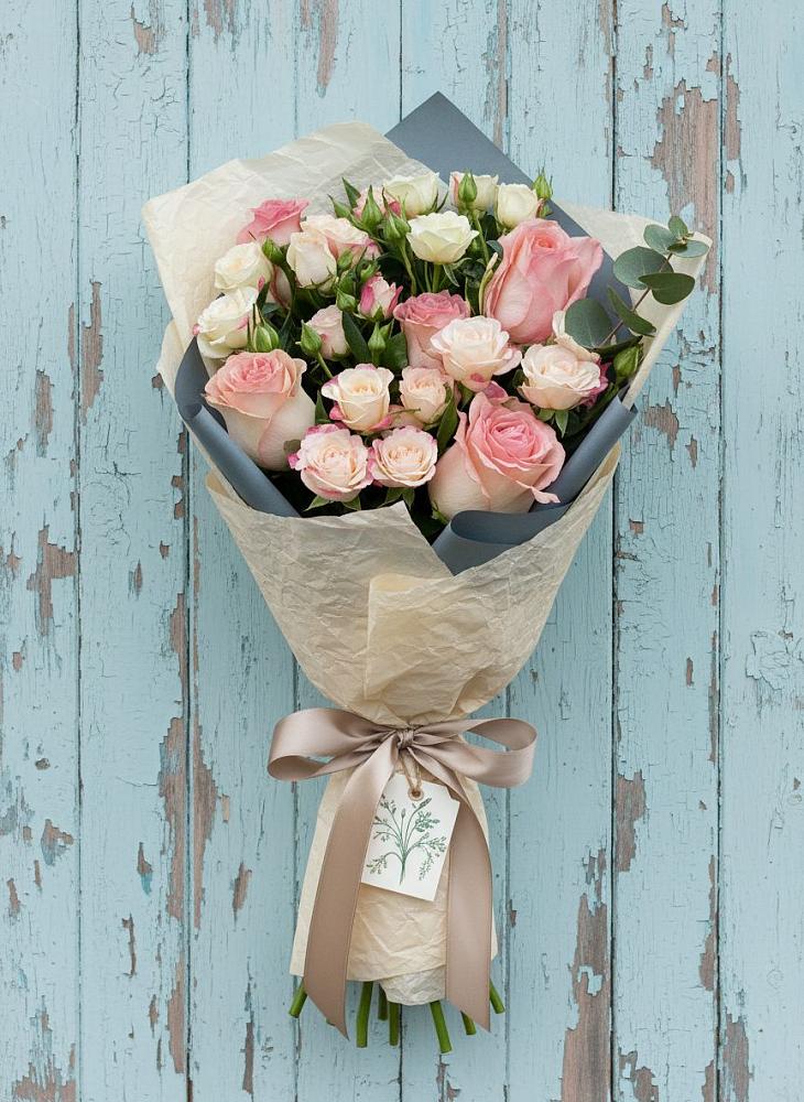 Букет цветов из: Розы в Комсомольском Республика Крым