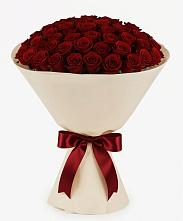 Букет 101 Бордовая роза Блэк Бакарра в Комсомольском Республика Крым