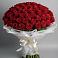Букет 101 Красная роза Блэк Мэджик в Комсомольском Республика Крым