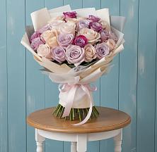 Букет цветов из:  Розы в Комсомольском Республика Крым