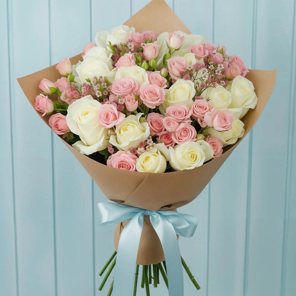 Букет цветов из: Розы в Комсомольском Республика Крым