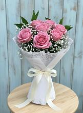 Букет цветов из:  Розы в Комсомольском Республика Крым