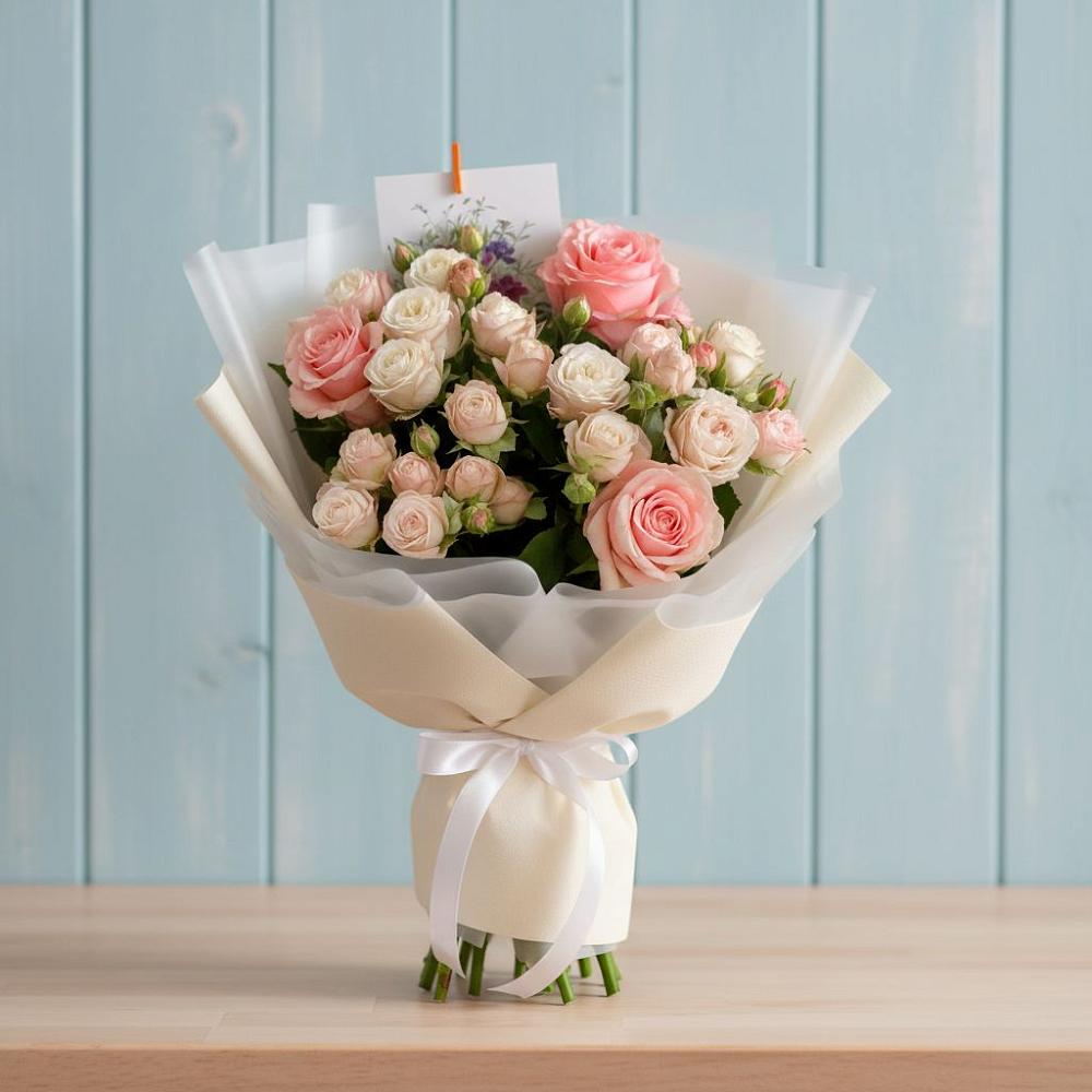 Букет цветов из: Розы в Комсомольском Республика Крым