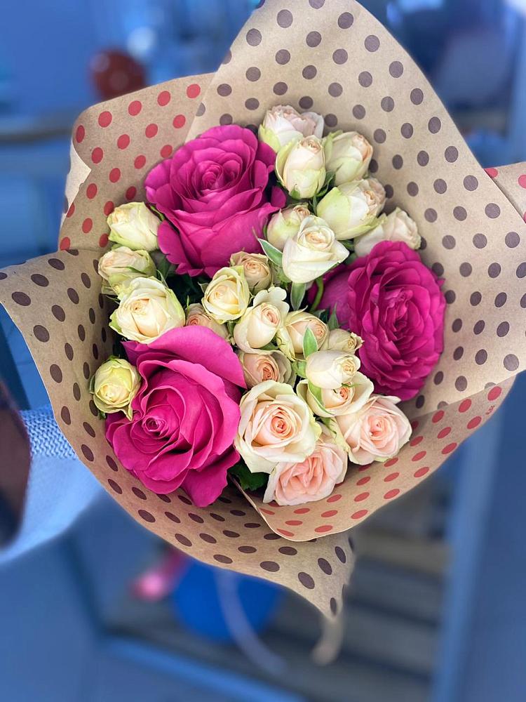 Букет цветов из: Розы в Комсомольском Республика Крым