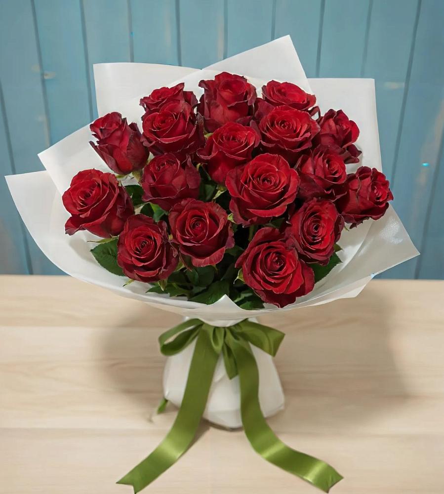 Букет Красные розы в Комсомольском Республика Крым