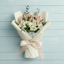 Букет цветов из:  Альстромерии в Комсомольском Республика Крым