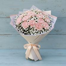 Букет цветов из:  Гвоздики в Комсомольском Республика Крым