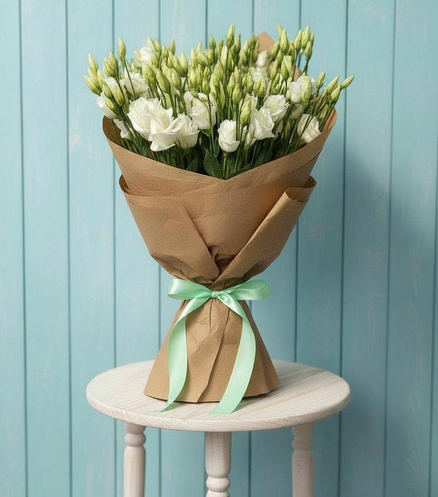 Букет цветов из: Лизиантусы в Комсомольском Республика Крым