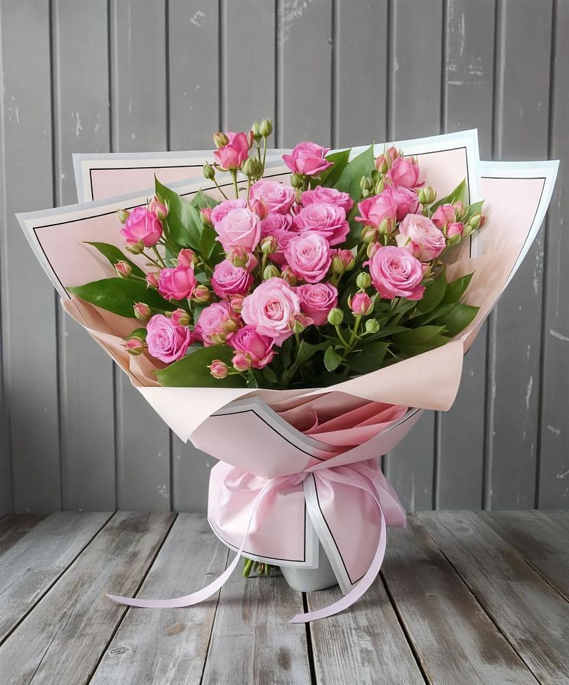 Букет Розовый кустик в Комсомольском Республика Крым