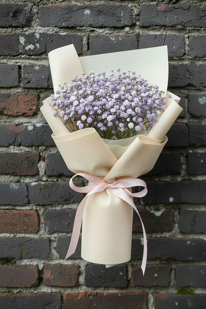 Букет цветов из: Гипсофила в Комсомольском Республика Крым