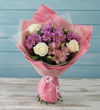 Букет цветов из:  Герберы в Комсомольском Республика Крым