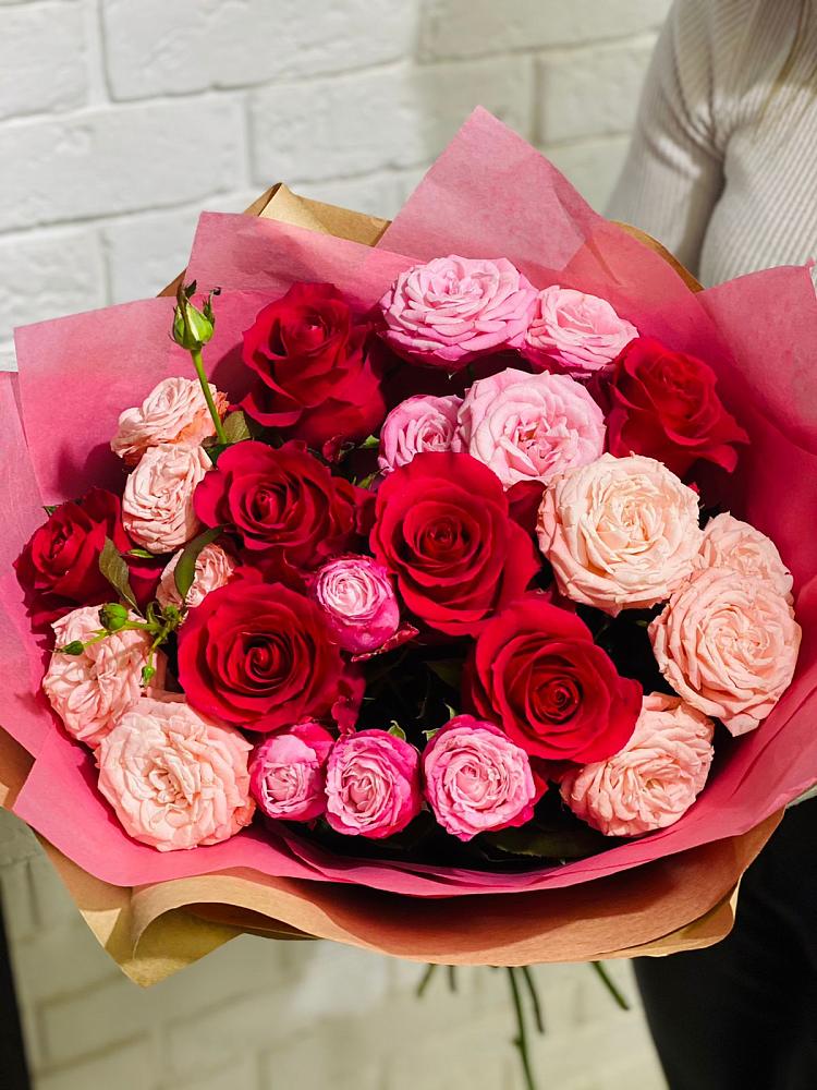 Букет цветов из: Розы в Комсомольском Республика Крым