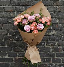 Букет цветов из:  Розы в Комсомольском Республика Крым