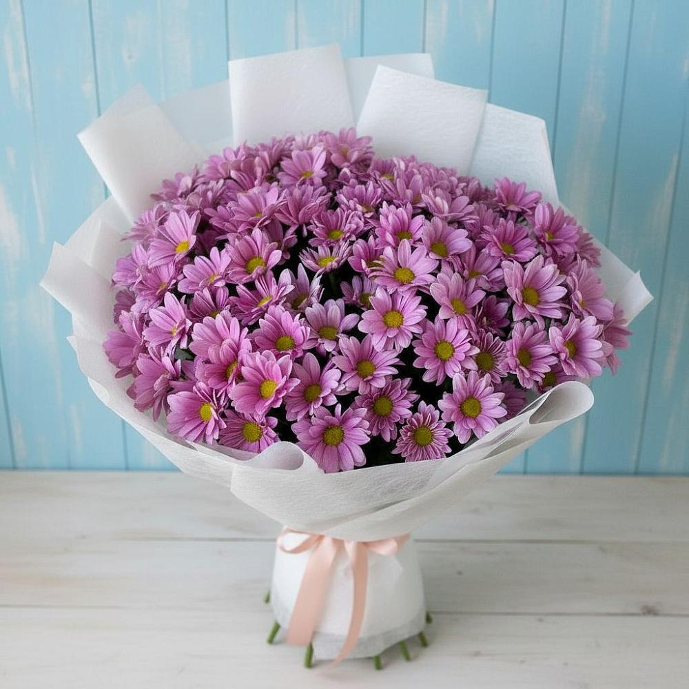 Букет цветов из: Хризантемы в Комсомольском Республика Крым