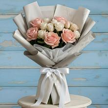 Букет цветов из:  Розы в Комсомольском Республика Крым