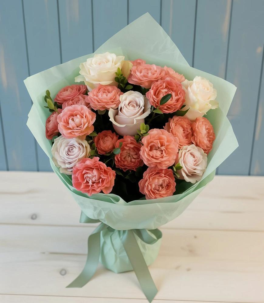 Букет цветов из: Розы в Комсомольском Республика Крым