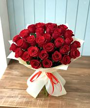 Букет 29 Красных роз в Комсомольском Республика Крым