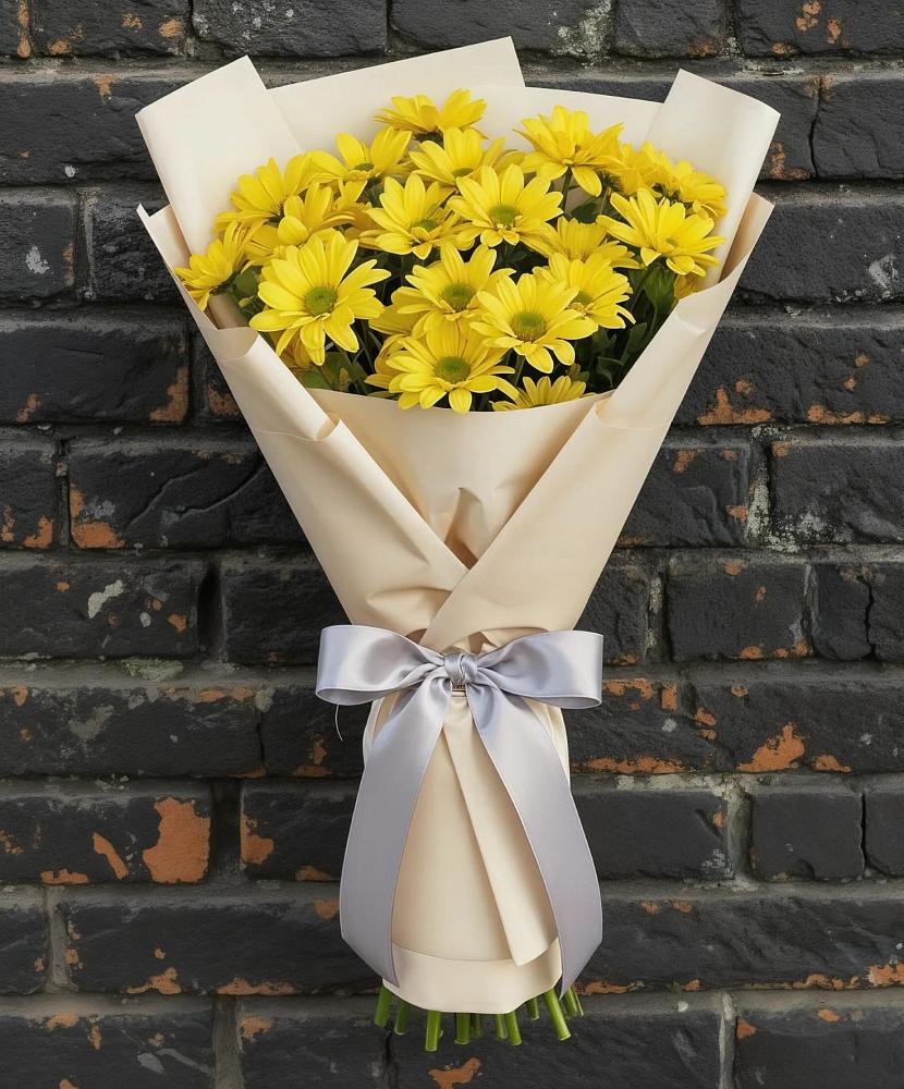 Букет цветов из: Хризантемы в Комсомольском Республика Крым