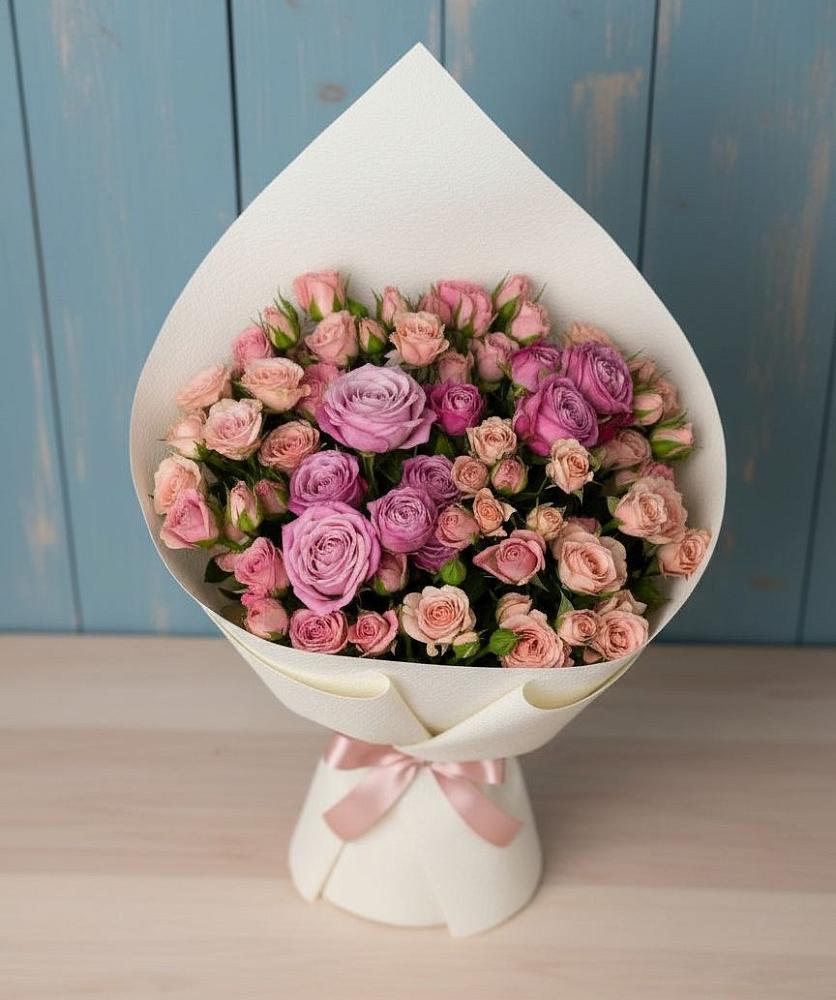 Букет цветов из: Розы в Комсомольском Республика Крым