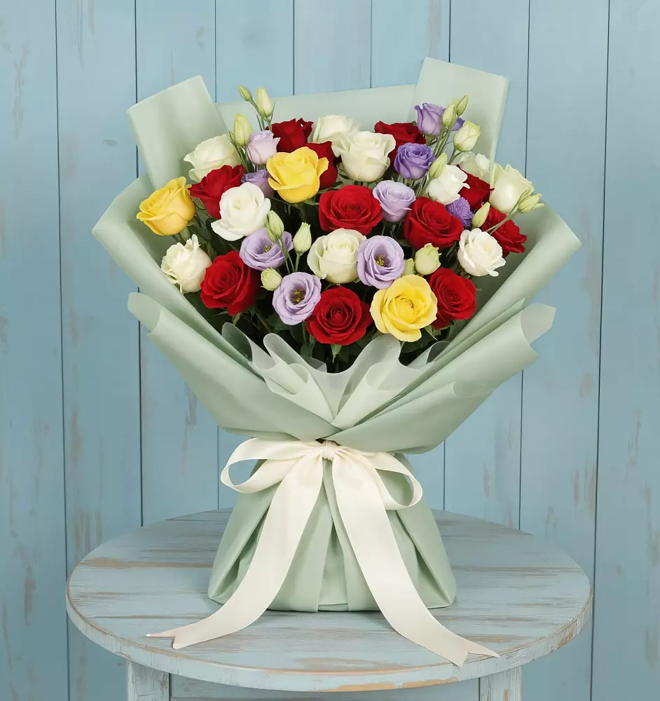 Букет цветов из: Розы в Комсомольском Республика Крым