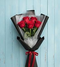 Букет цветов из:  Розы в Комсомольском Республика Крым