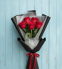 Букет цветов из:  Розы в Комсомольском Республика Крым