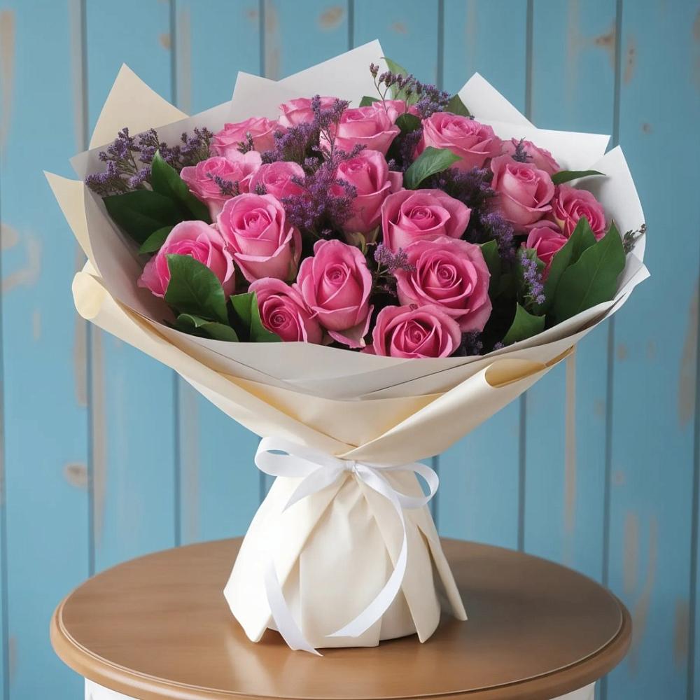 Букет цветов из: Розы в Комсомольском Республика Крым