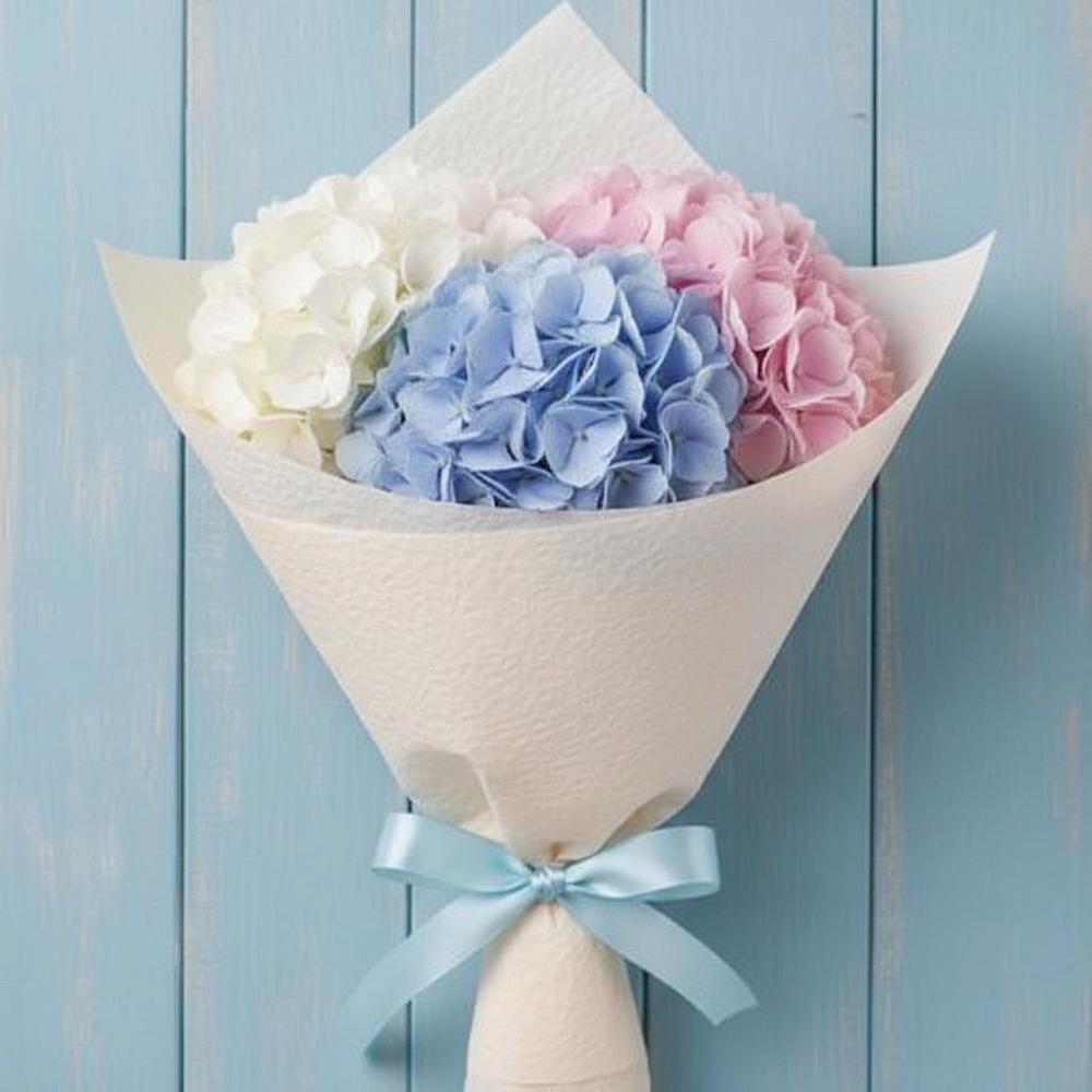 Букет цветов из: Гортензия в Комсомольском Республика Крым