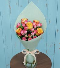 Букет цветов из:  Розы #REPLACE_PRED# Комсомольском Республика Крым