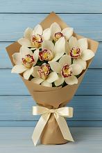 Букет цветов из:  Орхидеи и Розы в Комсомольском Республика Крым